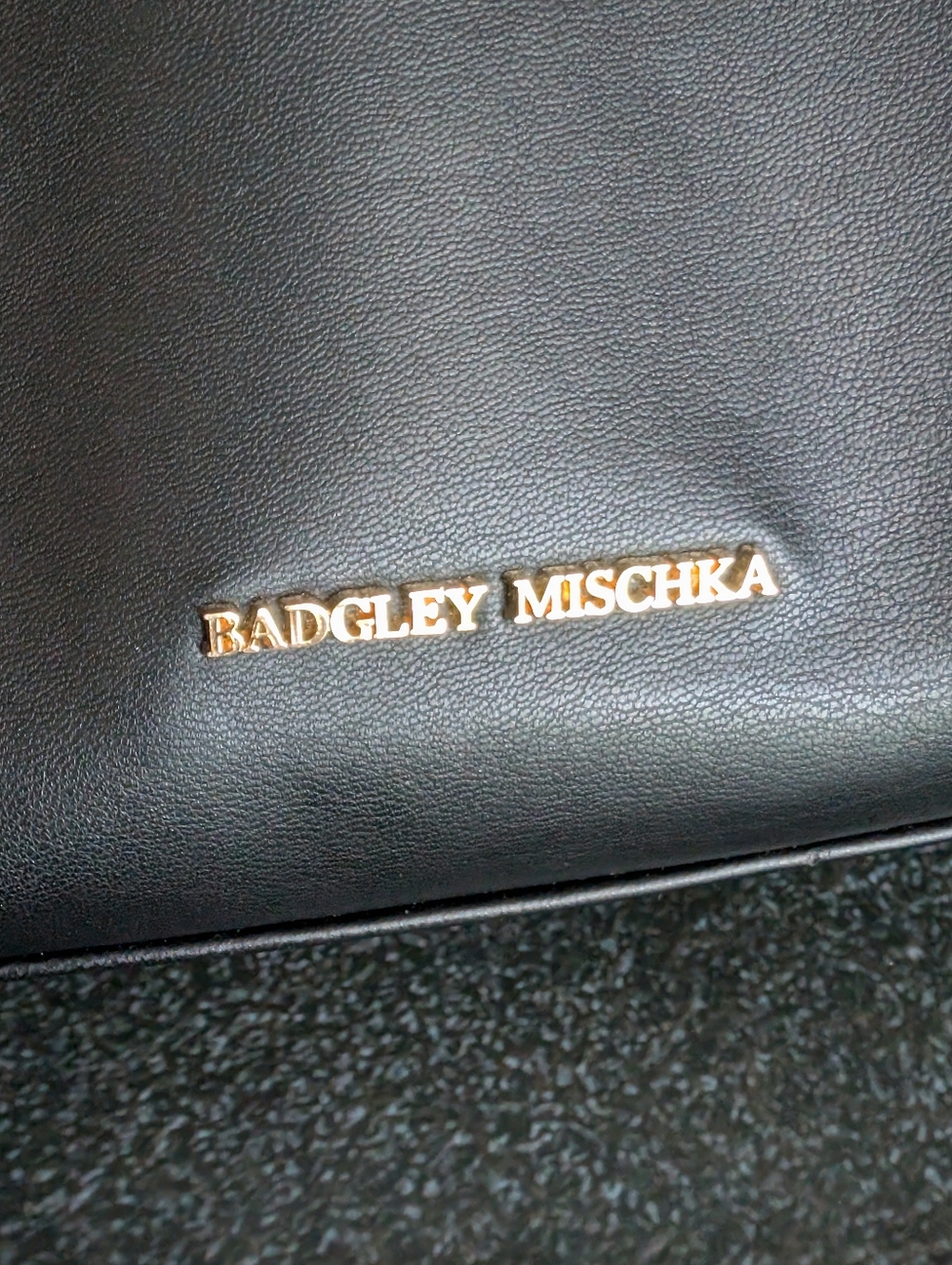 Badgley Mischka Bag With Snake Print Accents - Picture 2 of 9